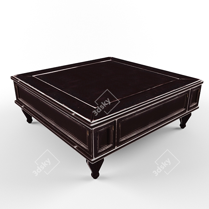 Elegant Milano Coffee Table 3D model image 1