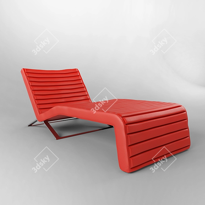 Luxury NOTTEBLU Milano Road Lounger 3D model image 1