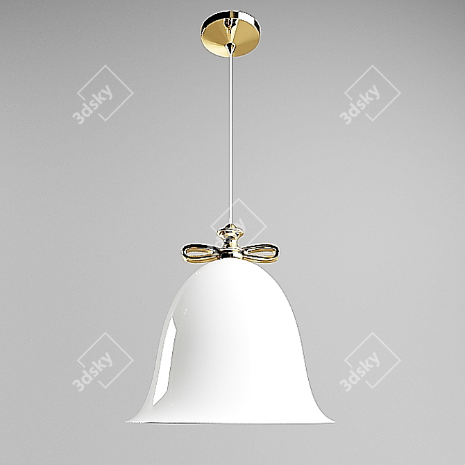 Elegant Bell Lamp 3D model image 2