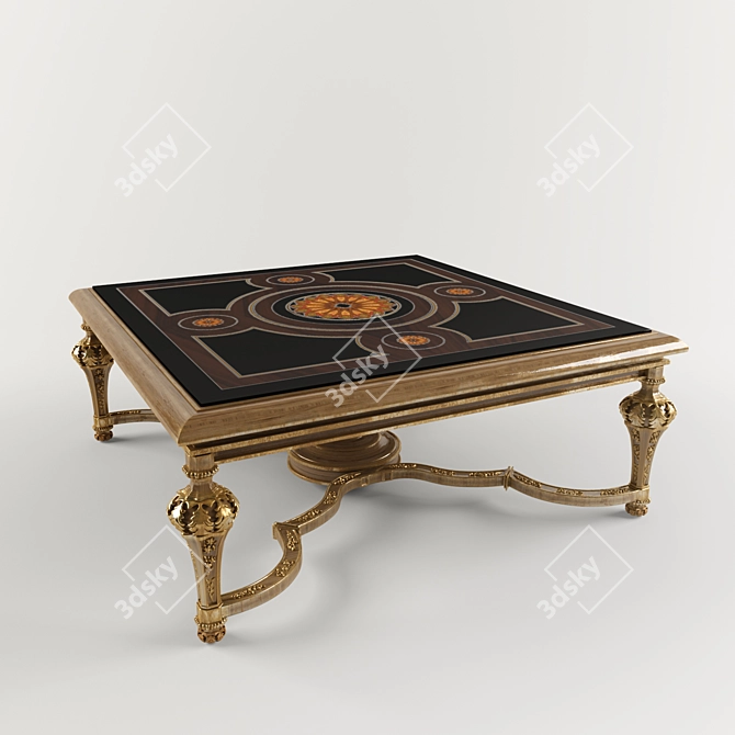 Elegant Provasi Coffee Table 3D model image 1