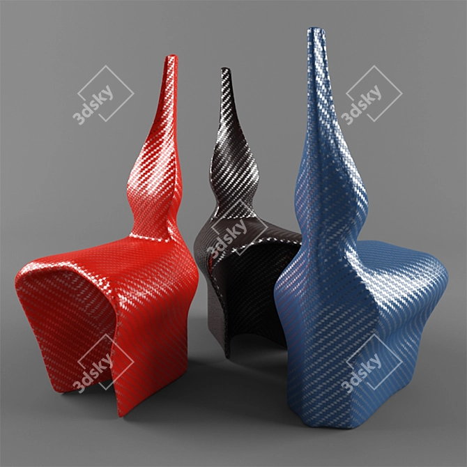 Sleek Vondom Chair 3D model image 1