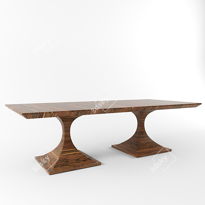 Elegant Royal Table by Medea 3D model image 2