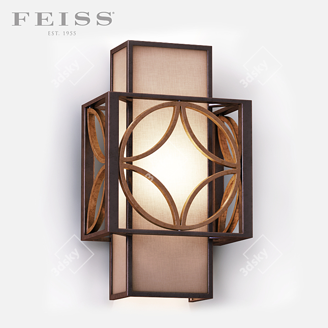 Feiss Remy 1 Light Sconce 3D model image 1