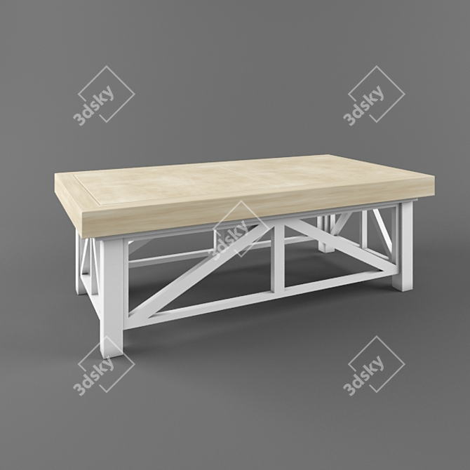 Modern Coffee Table 3D model image 1