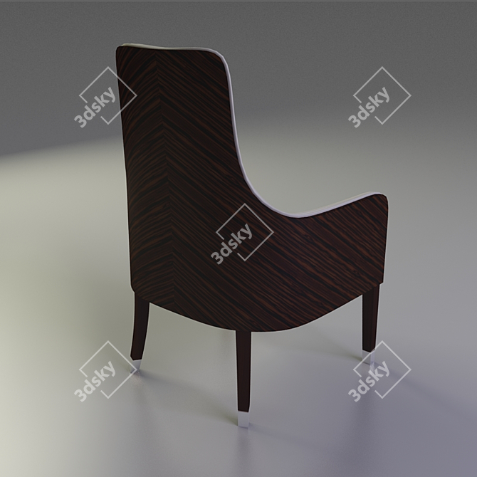 Elegant Art 80075-C Armchair 3D model image 2