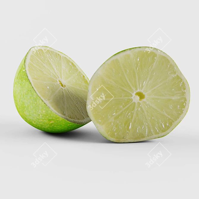 Fresh and Zesty Lime Juice 3D model image 1