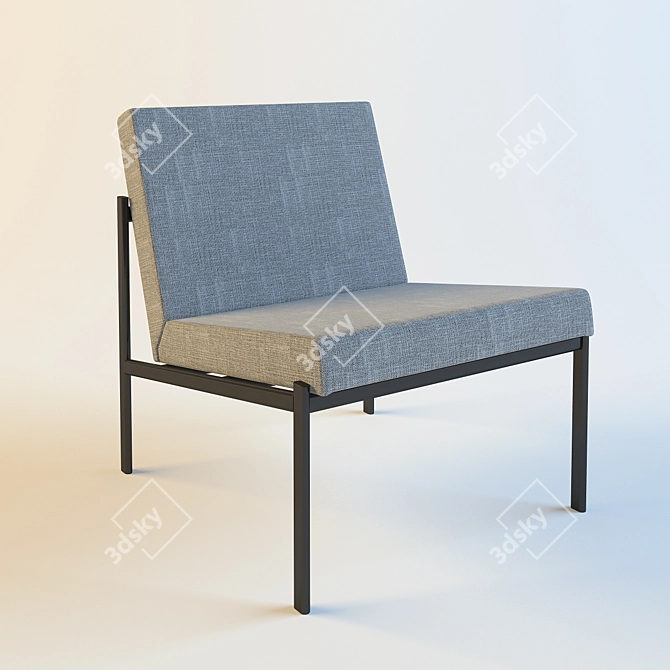 Kiki Lounge Chair - Modern Design for Ultimate Relaxation 3D model image 1
