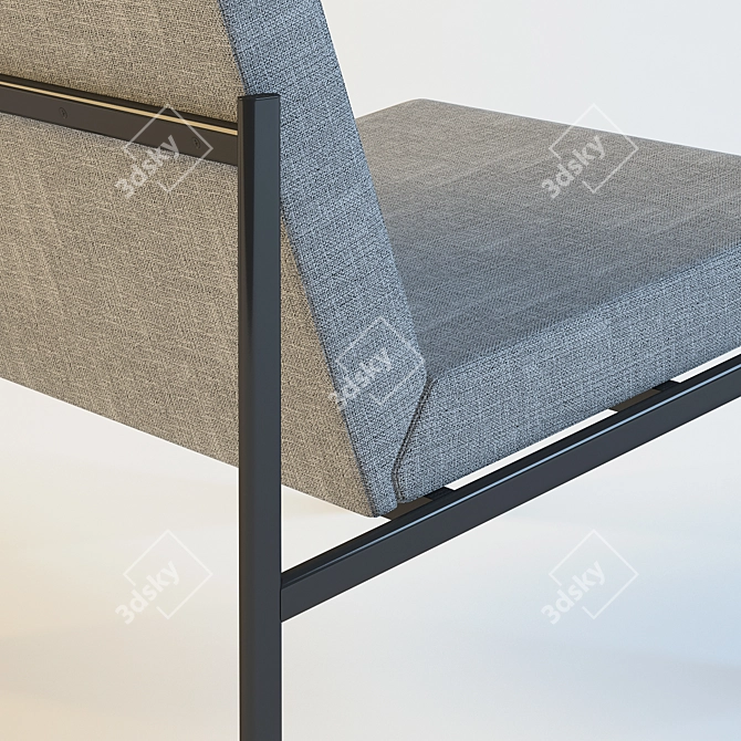 Kiki Lounge Chair - Modern Design for Ultimate Relaxation 3D model image 2