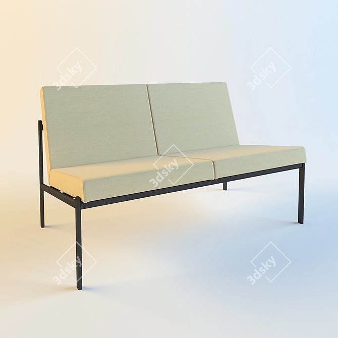 Kiki_Sofa: Customizable Artek Design 3D model image 1