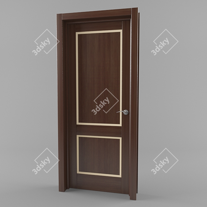 Trino Porte Door: Elegant and Functional 3D model image 1