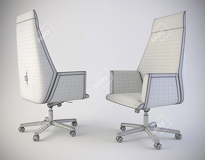 Deko Tua: Modern, Comfortable Armchair 3D model image 2