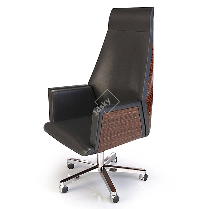 Deko Tua: Modern, Comfortable Armchair 3D model image 3