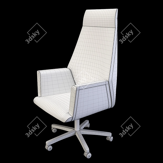 Deko Tua: Modern, Comfortable Armchair 3D model image 6