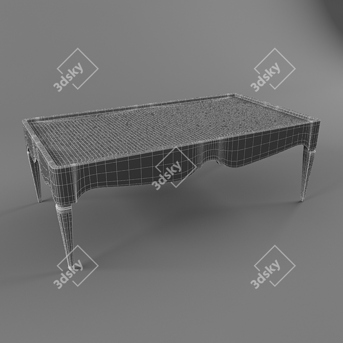 Streamline Pro 32: Lightweight Desk Solution 3D model image 2