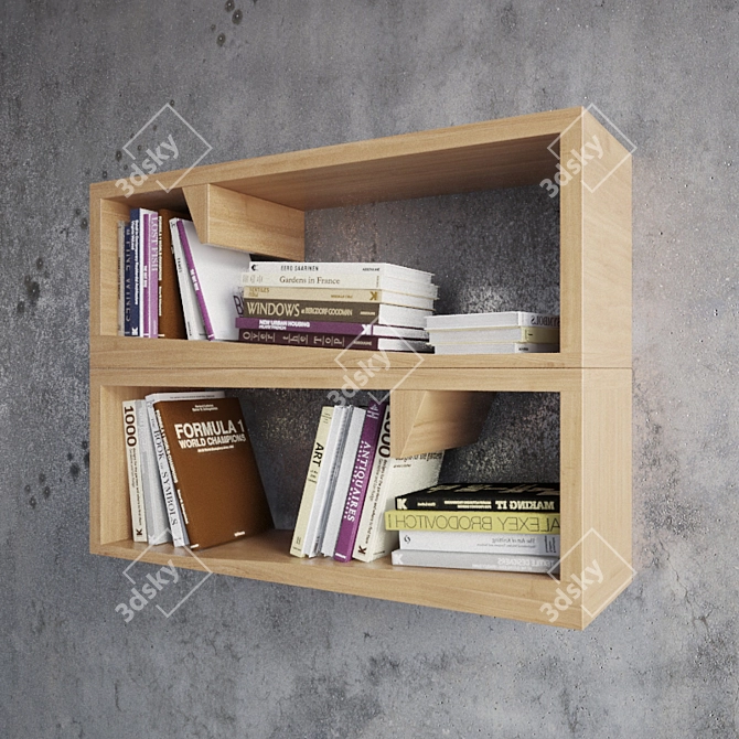 Organize Your Books with Ease 3D model image 1