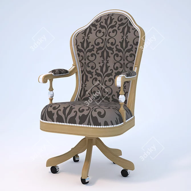 Elevate Comfort: Deluxe Chair 3D model image 1