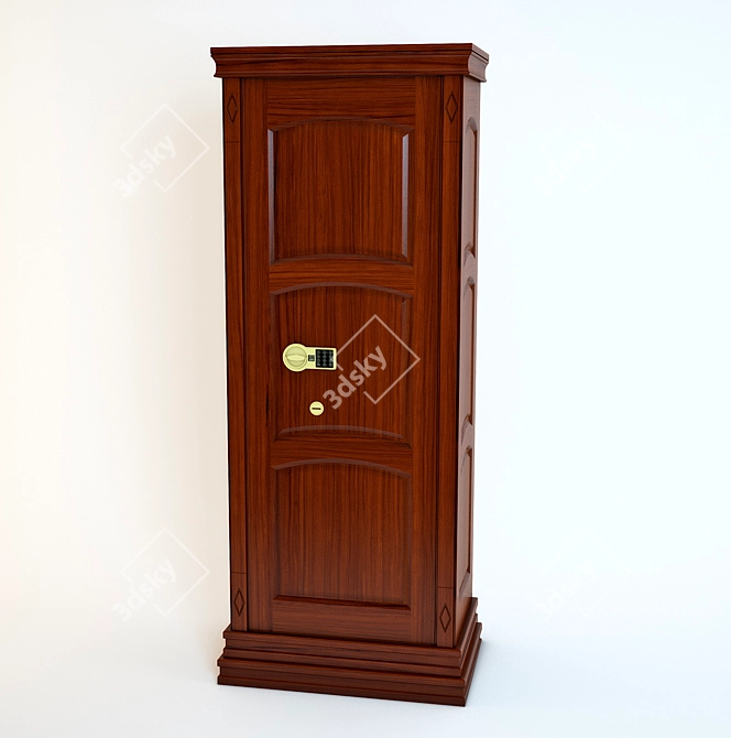 SecureLock Gun Safe 3D model image 1