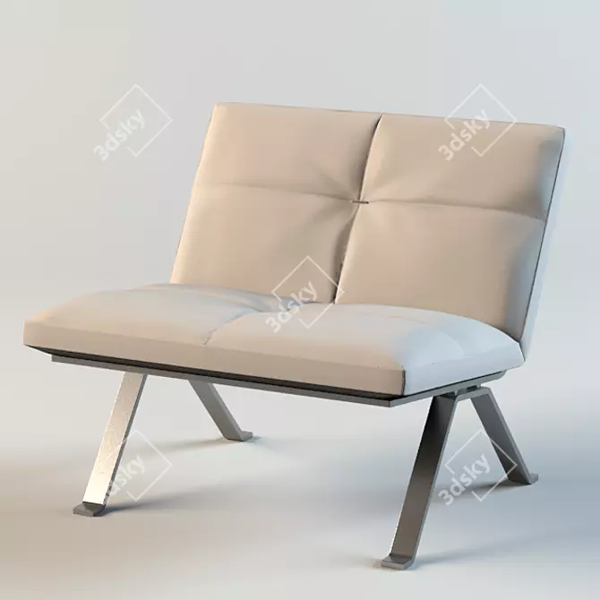 Poltrona Frau / Brooklyn: Sophisticated Italian Design 3D model image 1