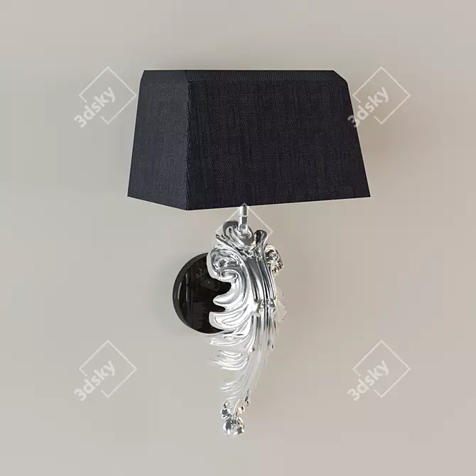 Elegant Eichholtz Sconce: 250x180x470 3D model image 1