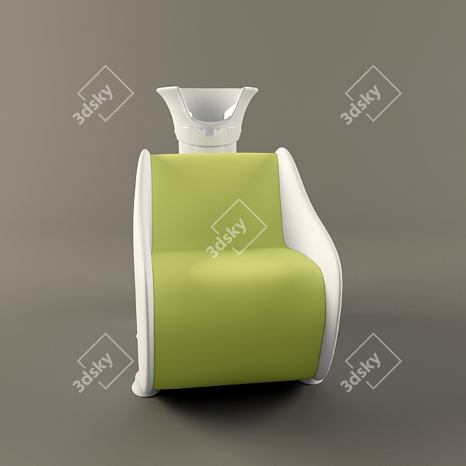 All-in-One Salon Chair 3D model image 1