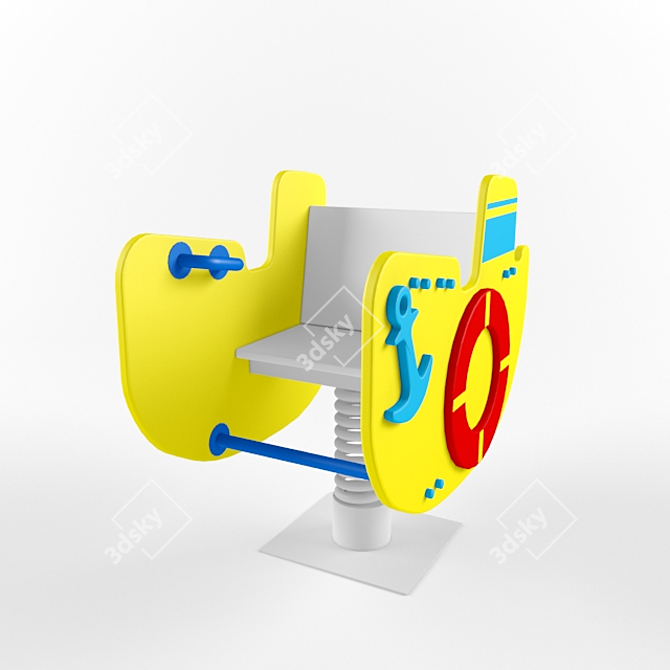 Steamboat Rocker 3D model image 1
