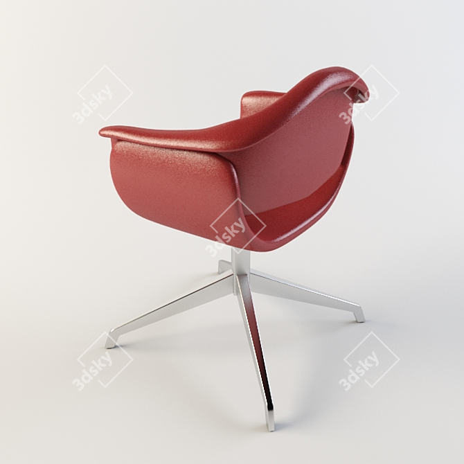 ErgoFlex Office Chair 3D model image 2