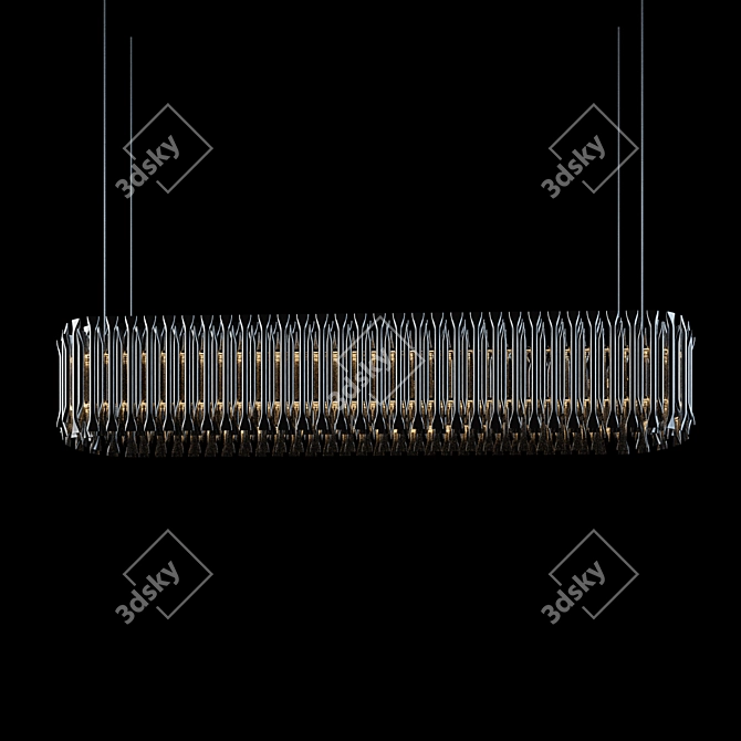 Elegant Matheny Pendant Lighting 3D model image 3