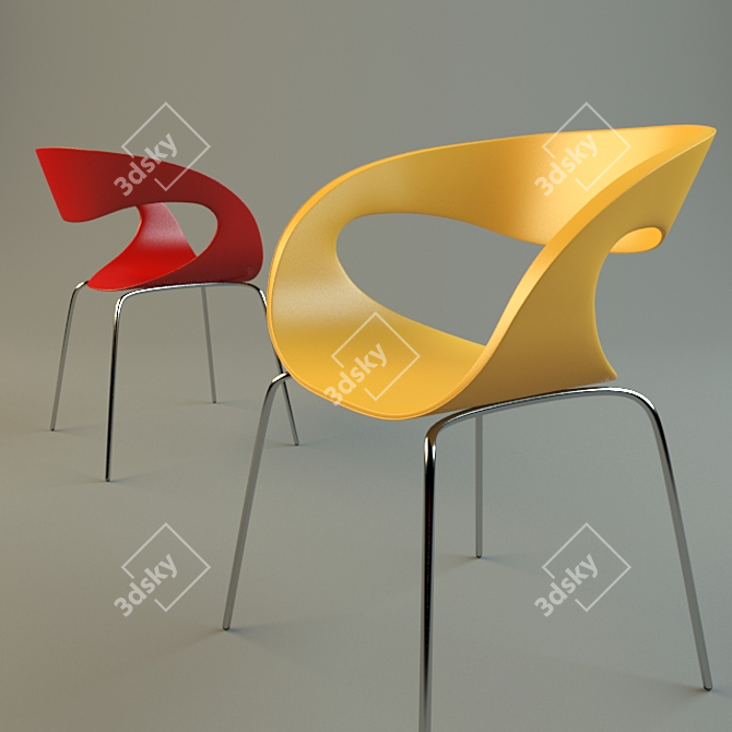 Elegant Midj Raff S B Chair 3D model image 1