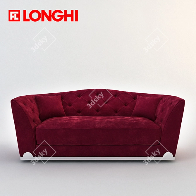 Grace Longhi Sofa: Elegant, Stylish, and Spacious 3D model image 1