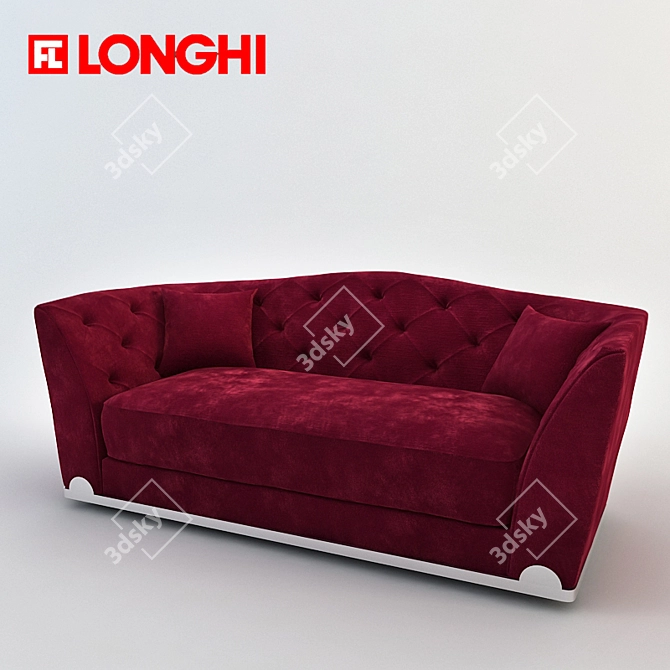 Grace Longhi Sofa: Elegant, Stylish, and Spacious 3D model image 2