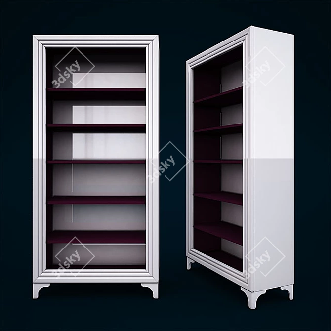 Photograph-Inspired Bookcase 3D model image 1