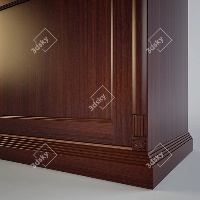 If the translation is needed, the Russian description "шкаф классический" translates to "classic cupboard" in English.

Classic Cup 3D model image 2