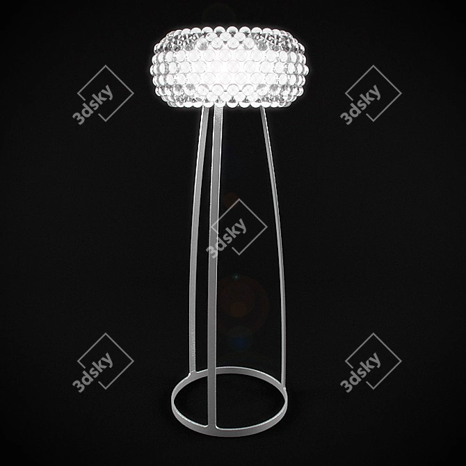 Modern Floor Lamp: Foscarini Caboce 3D model image 1