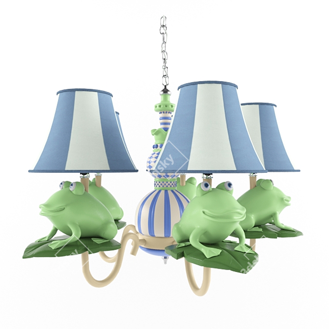 Wonderland Kid's Bedroom Chandelier 3D model image 1