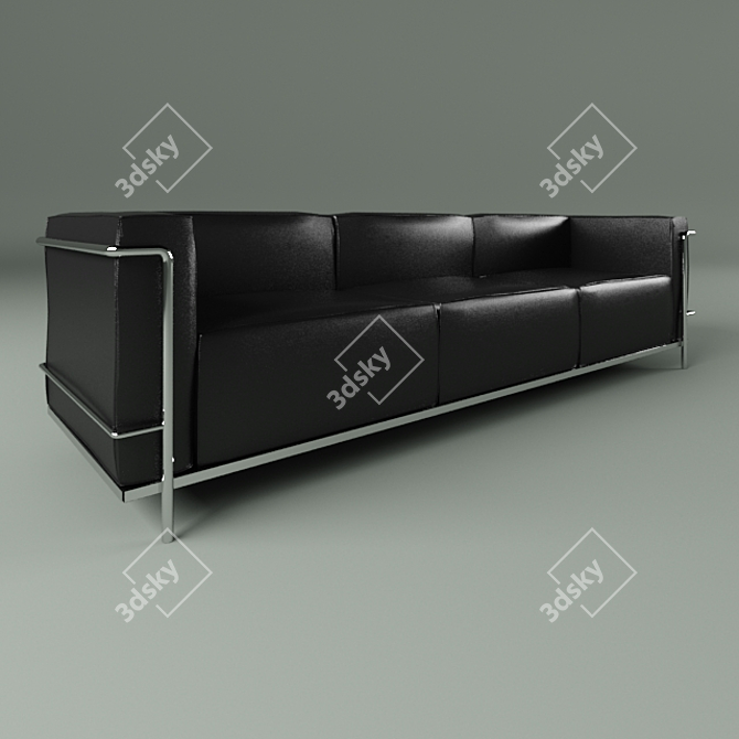 Le Corbusier LC3 Sofa 3D model image 1