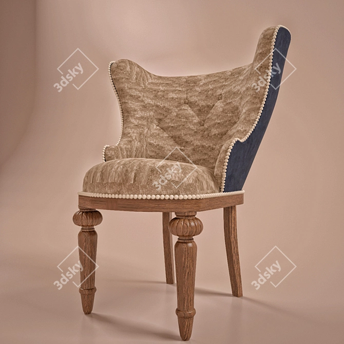 Timeless Elegance: Classic Chair 3D model image 1