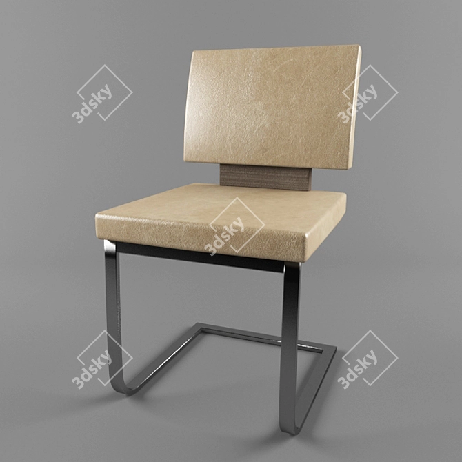 Versatile Chair: Textured Elegance 3D model image 1