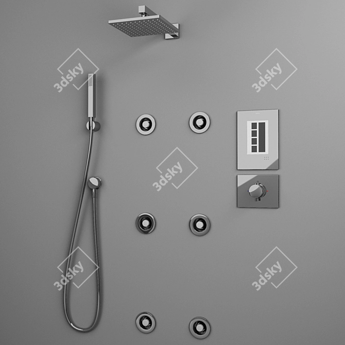 Ultimate Rainshower Bliss PSU1000E 3D model image 1