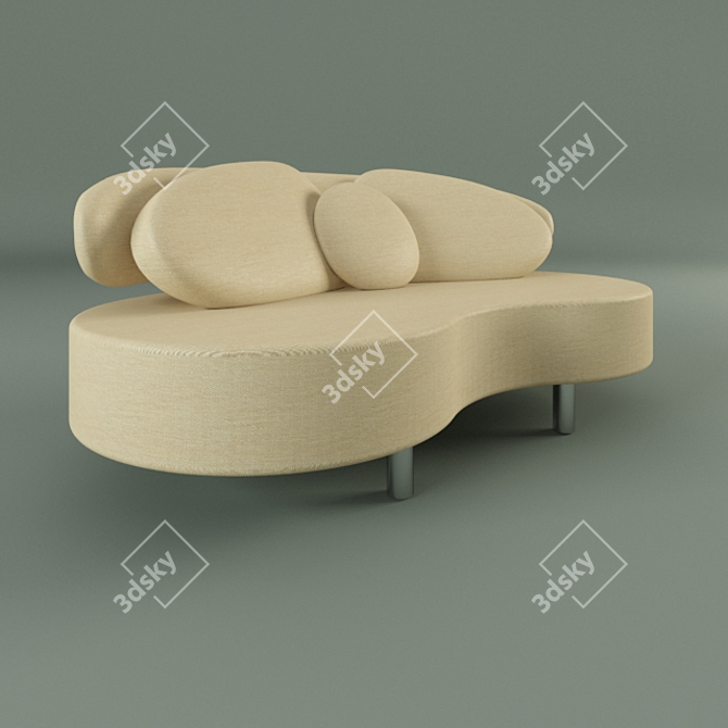 Shengen Modular Sofa 3D model image 1