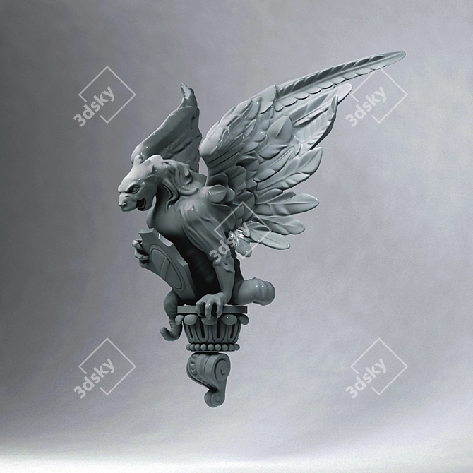 Gargoyle: Gothic Architectural Enhancer 3D model image 3