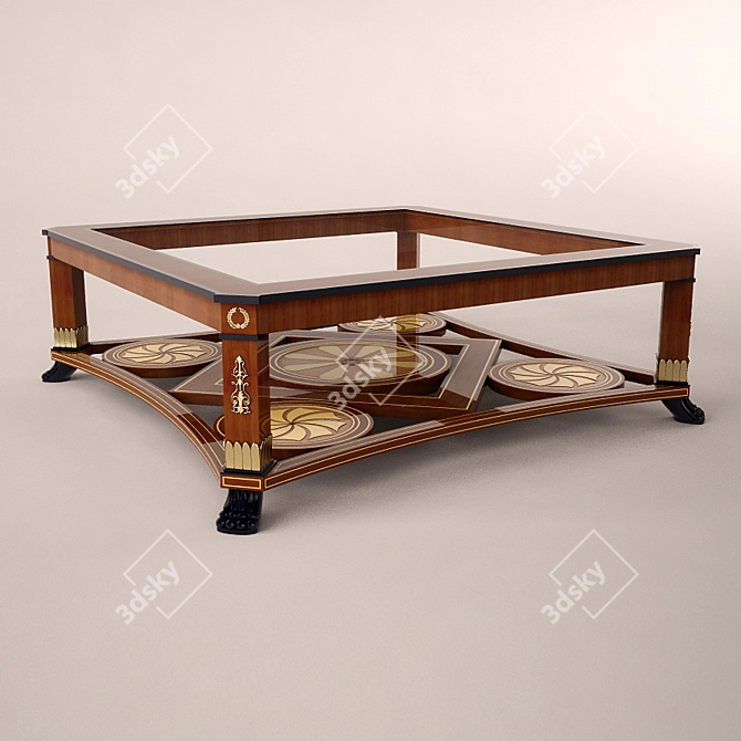 Classic Epoca Table 3D model image 1