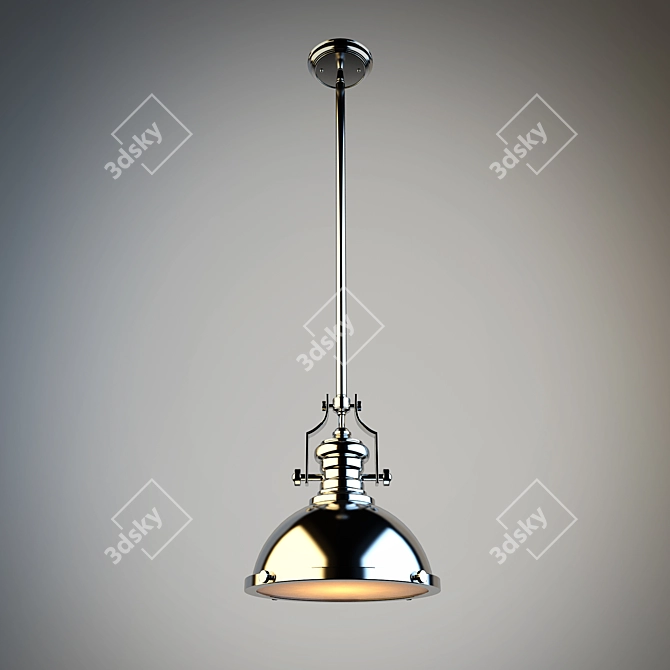 N-Light Ship Style Pendant 3D model image 1