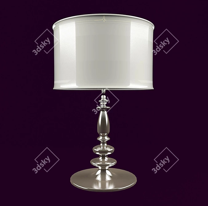 Silver Foil Table Lamp - Schuller 3D model image 1