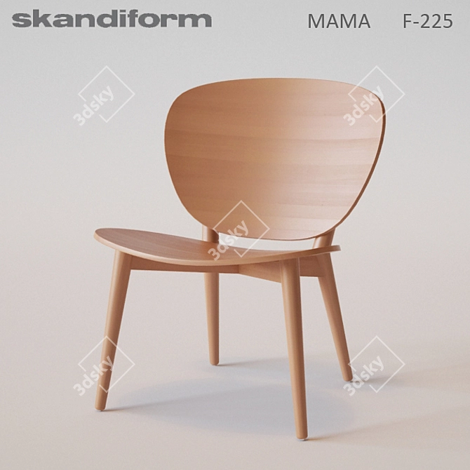 Skandiform Mama F-225 Chair 3D model image 1