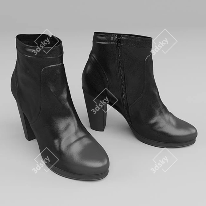 Versatile Comfort: Type A Shoes 3D model image 1