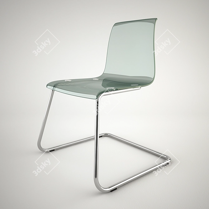 Sleek Tobias IKEA Chair 3D model image 1