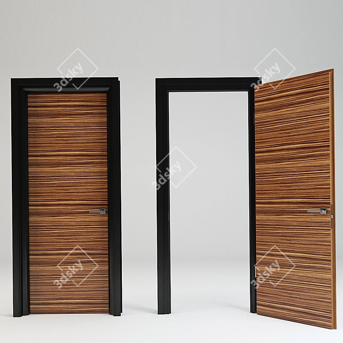 Custom Fit Oxford Door - Meranti Plus 3D model image 1