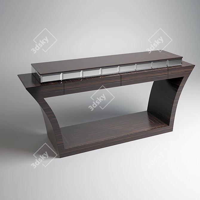 Smart Console: Modern Entertainment Hub 3D model image 1