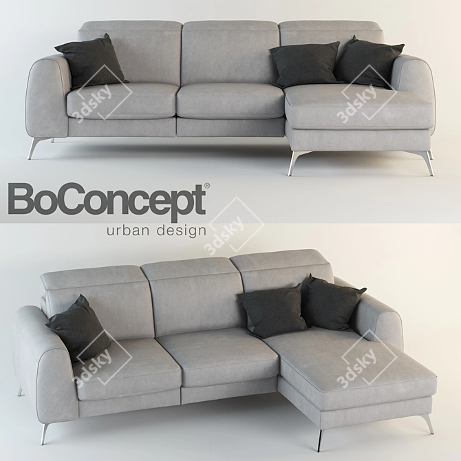 Modern Comfort: BoConcept Madison 3D model image 1