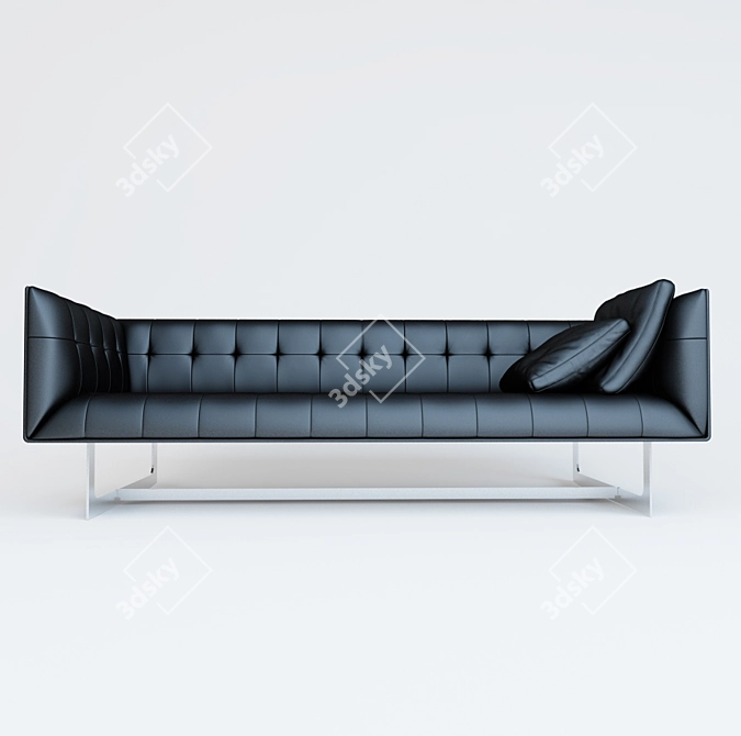 Poliform Edward: Modern Designer Sofa 3D model image 3